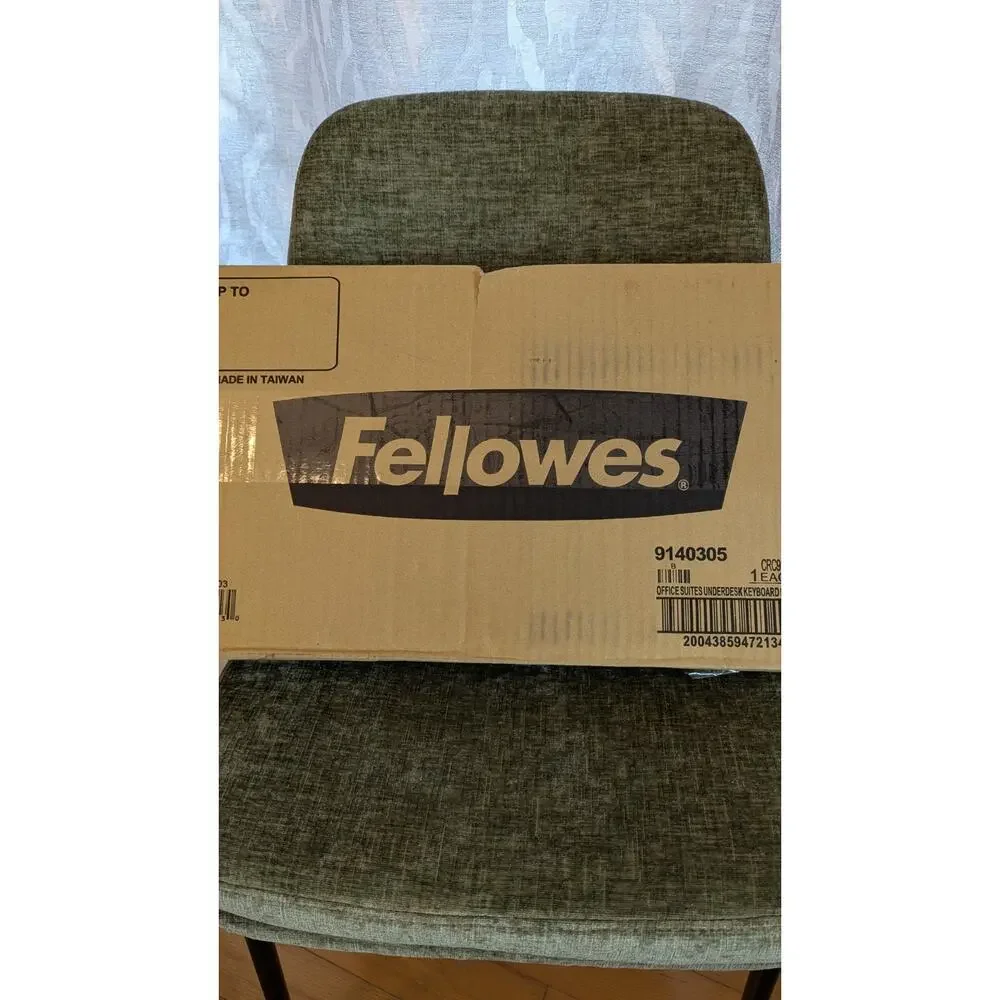 Fellowes Office Suites Adjustable Keyboard Drawer, Black